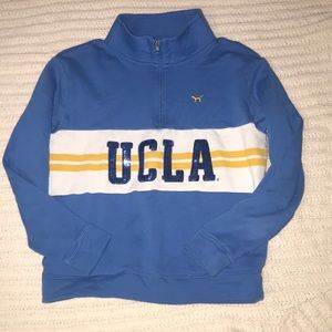 PINK UCLA Quarter-Zip Sweatshirt